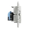 Prise RJ45 ODACE Schneider Electric grade 3 catégorie 6 STP à vis nouveau modèle S520476