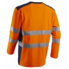 Tshirt RIKKA manches longues orange HV marine Coverguard 5RIK17000L