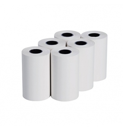 Papier thermique de rechange pour imprimantes 6 rouleaux