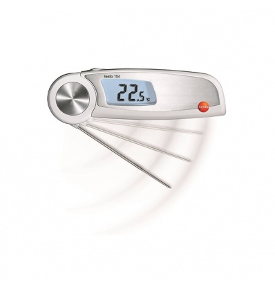 Thermomètre de pénétration repliable étanche testo 104