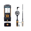 Kit combiné 1 anémomètre multifonctions testo 440 delta P vitesse dair avec Bluetooth