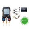 Kit standard testo 550s avec flexibles Kit manomètre froid 2 voies