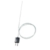 Thermocouple isolé soie de verre flexible long 800 mm