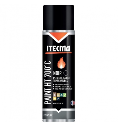 Peinture anticorrosion noire 650 ml brut 400 ml net