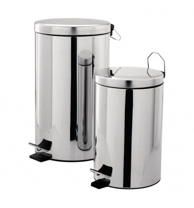 Poubelle inox 12 litres