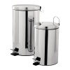 Poubelle inox 12 litres