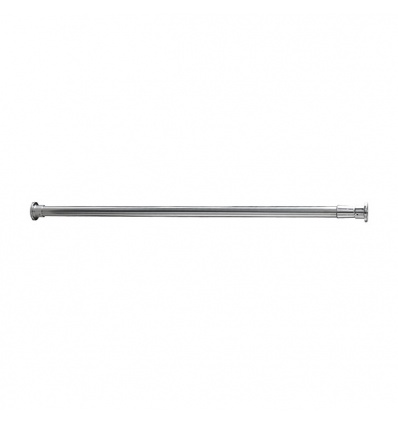 Tringle rideau de douche droite 80 à 140 cm inox