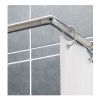 Tringle rideau de douche dangle 90 cm inox