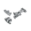 Bras articulés 180 Selekta Pro 2000 lacet centré recouvrement 65 mm sans verrouillage de porte finition nickelé cond 2