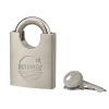 Cadenas tout inox 40mm avec anse inox D7mm et protecteur danse épaulé 2 clés nickelés MARINOX