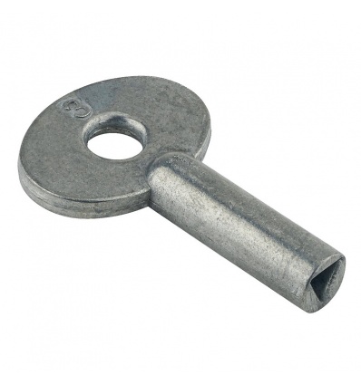 Clé zamak femelle triangle 5mm pour cadenas artillerie