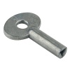 Clé zamak femelle triangle 5mm pour cadenas artillerie