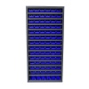 Armoire sans porte 32 bacs 10L bleu 960x400x1600