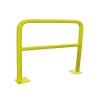 Barrière de sécurité avec platine tube Ø40mm jaune L 1500 x H1000