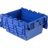 lot de 5 bacs navette polypro bleu 600x400x250mm