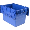 lot de 5 bacs navette polypro bleu 600x400x250mm