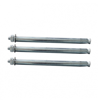 Lot de 3 fixations pour butée poids lourds BUT1200 Ø 12 x L 250