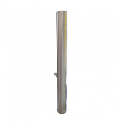 Poteau de protection inox 316 à sceller Ø 89 H 800 1100mm