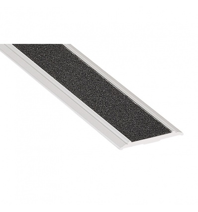 Nez de marche antidérapant largeur 60 mm plat longueur 1500 mm à visser noir