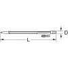 Pointe à tracer en carbure à corps 6 pans Longueur 145 mm