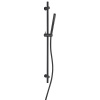 Ensemble sur barre de douche Cox 90 cm noir mat