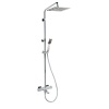 Ensemble baindouche thermostatique Dax Square chromé