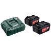 Pack2Batteries18voltschargeurrapide 2 x 40 Ah LiPower ASC 55 carton