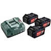 Pack3Batteries18voltsChargeurrapide 3 x 52 Ah LiPower ASC 55 coffret Metaloc