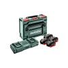 Pack4Batteries18voltsLIHDChargeurduoultrarapide 4 x 80 Ah LiHD ASC 145 duo coffret Metaloc