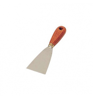 Couteau à reboucher lame inox manche bois 10 cm