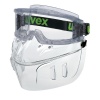 Lunettesmasque avec protection respiratoire uvex ultravision faceguard Gris transparent