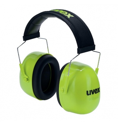 Casque antibruit uvex K4 vert clair