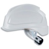 Casque uvex pheos ESWR visière courte ajustement par crémaillère 100 fermé isolation électrique 1 000 V blanc