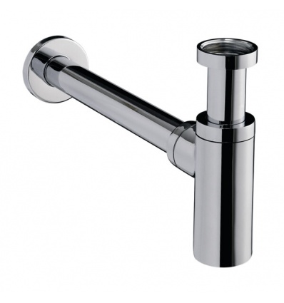 Siphon chrome pour lavabo