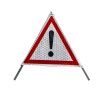 Tripode pliable pour signalisation temporaire de DANGER FAUCHAGE 700mm ouvert 850x830x830mm classe 1