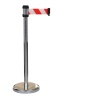 Poteau de guidage PREMIUM rouge sangle 2m x 50mm rouge H980 x Ø 50