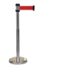 Poteau de guidage PREMIUM rouge sangle 2m x 50mm rouge H980 x Ø 50