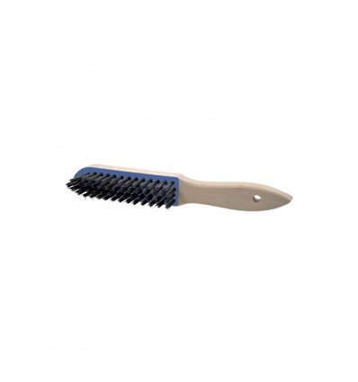 Brosse à main datelier manche bois L 310 mm x 3 rgs x fil acier droit 035 mm boîte de 12 0901151093 OSBORN UNIPOL