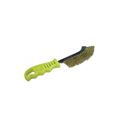 Brosse universelle à manche plastique Lbross 140mm x Ltot 265mm x acier ondulé 03mm T25mm boîte de 24 0008462291 OSBORN UNIPOL