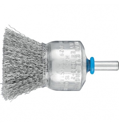 Brosse pinceau pbu 30x29 inox ø fils 050mm queue d6 boîte de 10 153215 PFERD