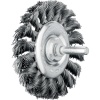 Brosse plate rbg sur tige torsade acier ø fils 050mm 76x6 queue d6 boîte de 10 894569 PFERD