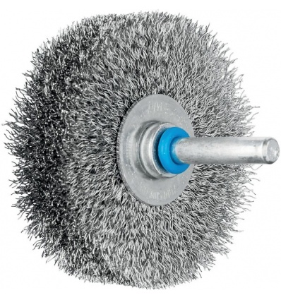 Brosse plate rbu sur tige inox ø fils 020mm 30x6 queue d6 boîte de 10 153031 PFERD