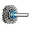 Brosse plate rbuit sur tige tout inox ø fils 020mm 50x15 queue d6 boîte de 10 808450 PFERD