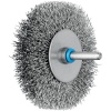 Brosse plate rbuit sur tige tout inox ø fils 020mm 50x15 queue d6 boîte de 10 808450 PFERD