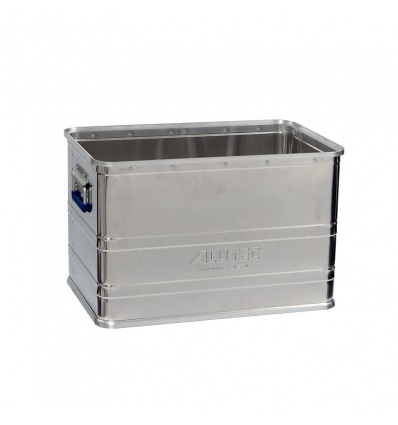 Bac de rangement aluminium 80L 600 x 400 x 390 mm avec poignée