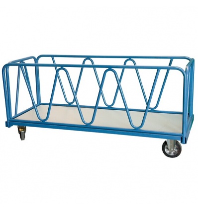 Chariot FIMM 1200 kg 1600 x 800 mm 2 dossiers et 2 ridelles tube