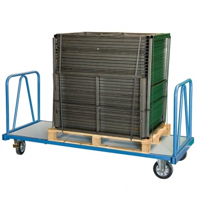 Chariot FIMM 1200 kg 1600 x 800 mm 2 dossiers roues rectangle