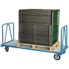 Chariot FIMM 1200 kg 1600 x 800 mm 2 dossiers roues rectangle