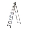 Marchepied FIMM aluminium 10 marches professionnel avec rampe