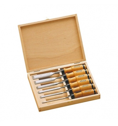 Coffret de 6 ciseaux de sculpteur